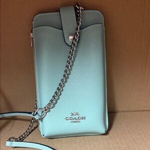Coach Sky Blue Crossbody Bag